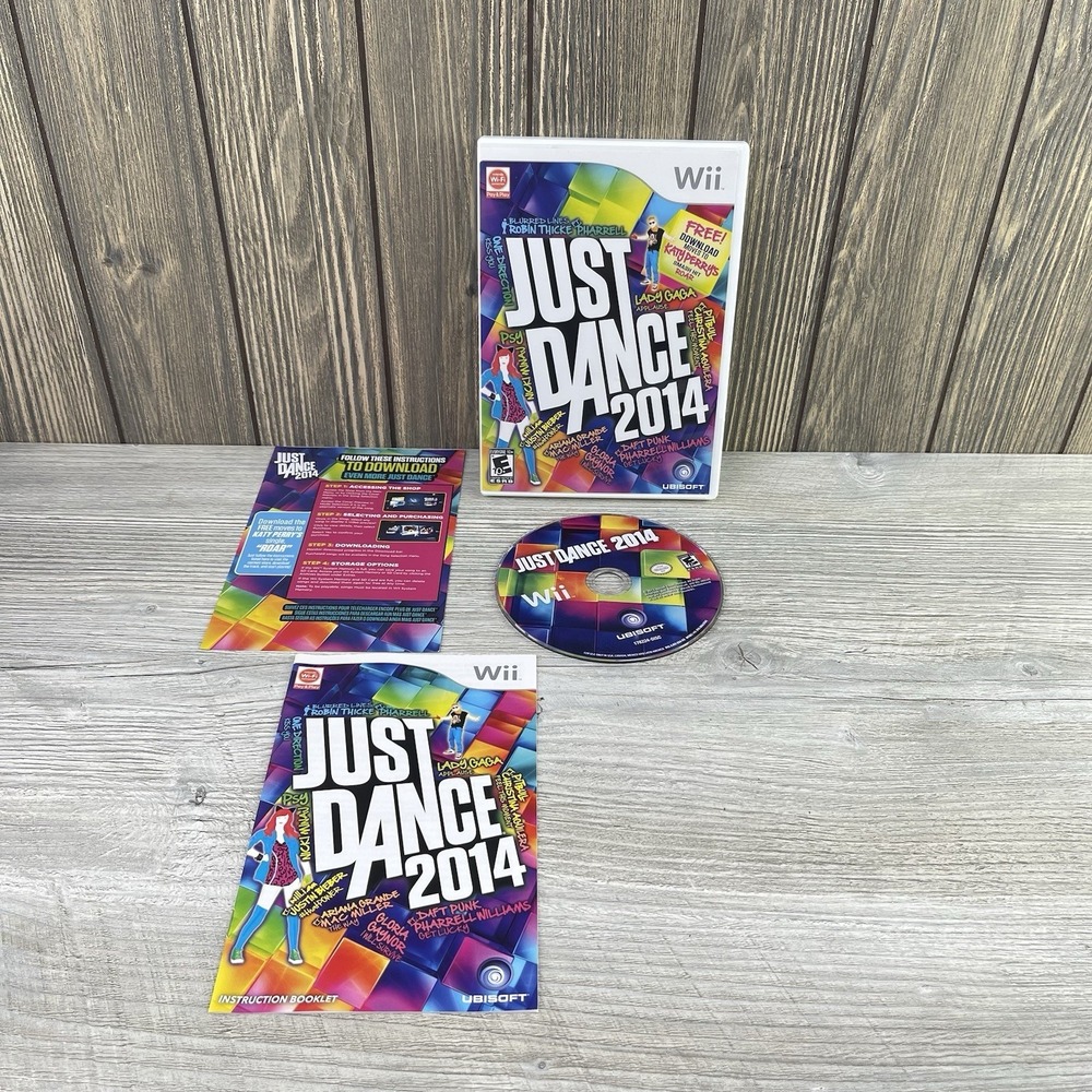 Just Dance 2014 Nintendo Wii Complete Tested Working
